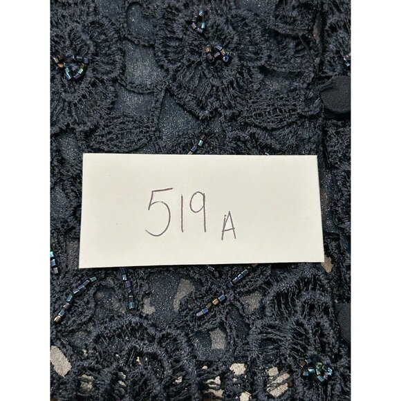 After Dark Womens Black Lace Overlay Short Sleeve Whimsygoth Dress Size 12 - Picture 12 of 12